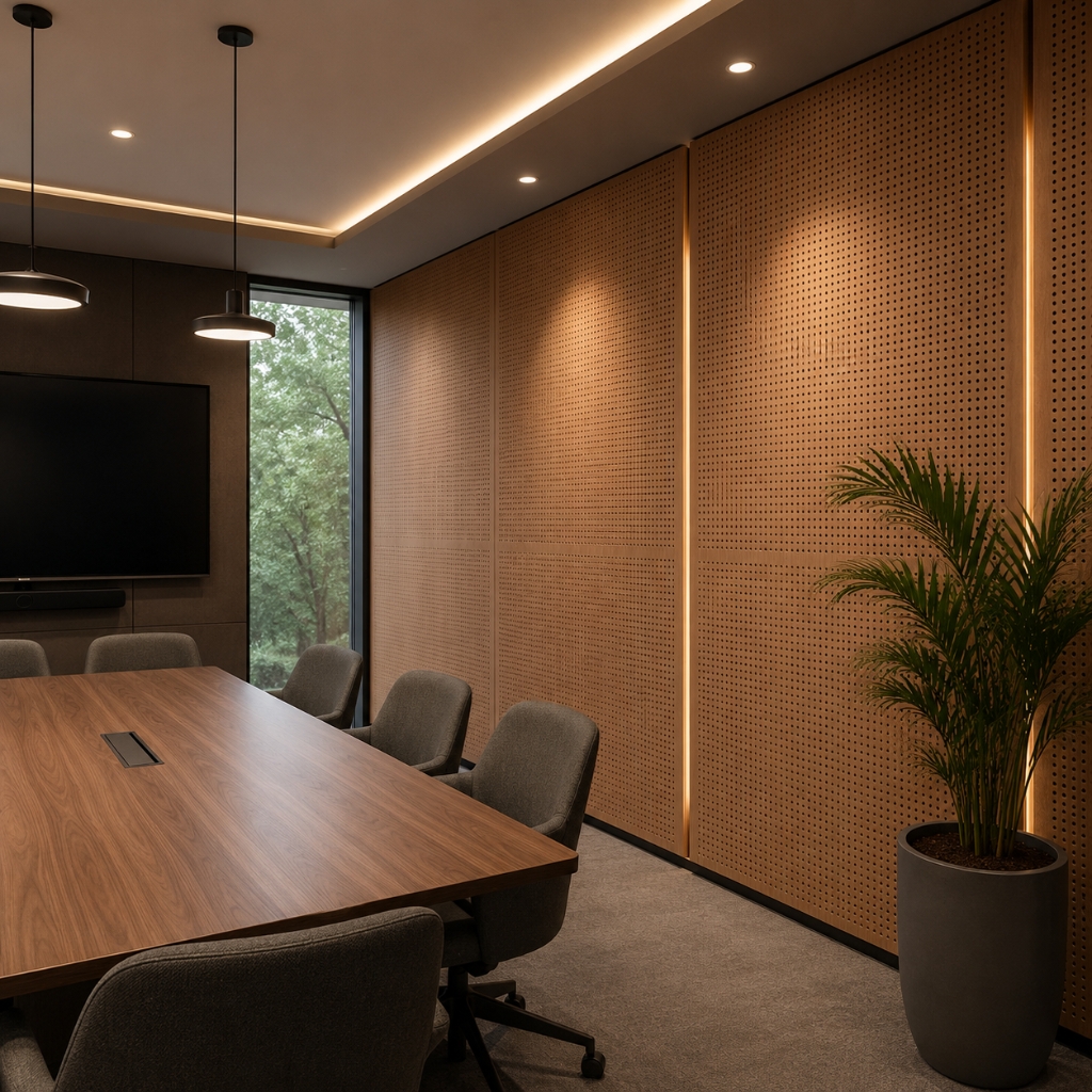 Micro Perforated Wood Acoustical Panel